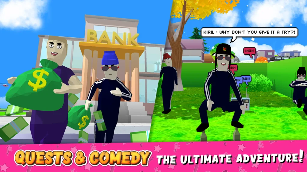 About Dude Theft Wars MOD APK