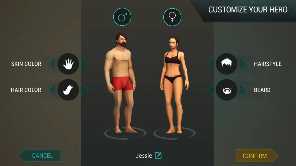Customizable Characters